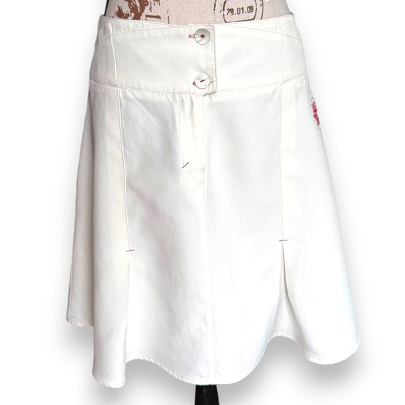 AVENTURES DES TOILES White/Ivory A-line skirt size 38 - Picture 2 of 15